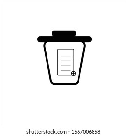 elegant and much sought after file bin icon