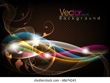 Elegante diseño follaje multicolor
