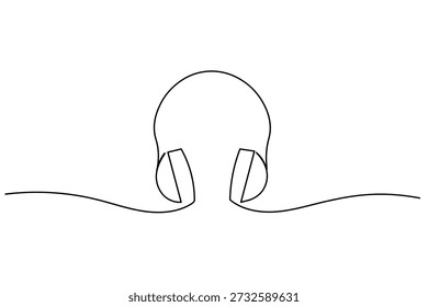 Elegante musikalische Katzenkomposition, die Melodiesymbole zu einem einzigartigen minimalistischen Linienkunstwerk kombiniert