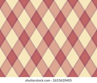 Elegante, muted rosa e bege diamante xadrez padrão.  Perfeito para design têxtil, papel de embrulho ou fundos de site.