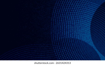 Elegant Navy Blue Abstract Background with Textured Circular Patterns for Modern Designs, Corporate Branding and Artistic Compositions perfect for digital platforms