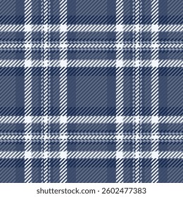 Elegant navy blue and white plaid pattern.  Perfect for textile design, apparel, website backgrounds, or any project needing a sophisticated, classic feel.