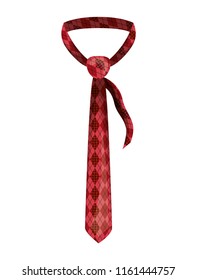 elegant necktie isolated icon