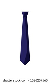 elegant necktie isolated icon vector illustration design