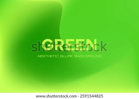 Elegant neon green technology background with smooth blur texture. Elegant glowing gradient, energy backdrop with copy space. Creative nature presentation slides, poster, banner, flyer