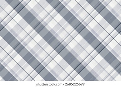 Elegante estampado de cuadros neutros en tonos grises y blancos. Diseño clásico adecuado para fondos, textiles o Diseños gráficos modernos. Versátil y atemporal.