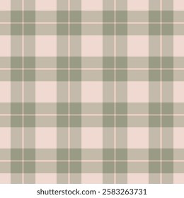 Elegant neutral plaid pattern in soft blush pink and sage green.  Perfect for textiles, backgrounds, website design, and crafting projects.