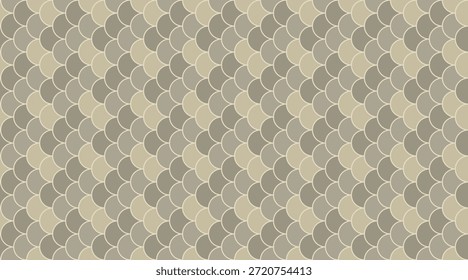 Elegante patrón de escamas de pescado neutralizado.  Perfecto para fondos, texturas, diseño de Sitio web o estampados textiles.