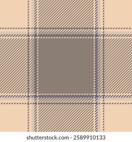 Elegant neutraltoned plaid pattern, perfect for textile design, fashion, or website backgrounds.  The subtle color palette and woven texture evoke a sense of warmth and sophistication.