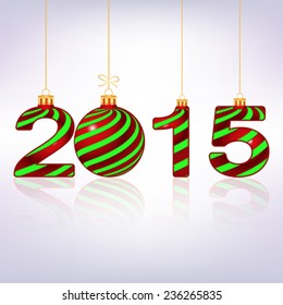 elegant New Year 2015  background, vector