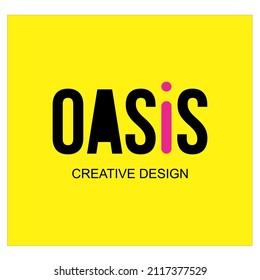 Elegant OASIS text vector, for free design.