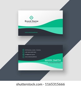 elegant office business card design