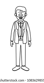 elegant old man with beard