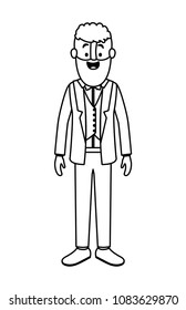 elegant old man with beard
