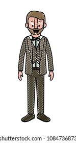 elegant old man with beard