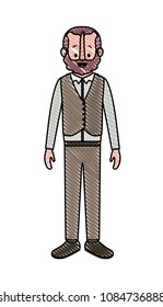 elegant old man with beard