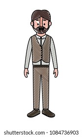 elegant old man with beard