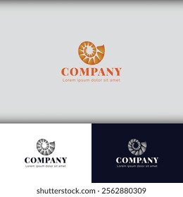 An Elegant Orange Logo That Blends Sophistication and Warmth, Utilizing Rich Hues and Graceful Design to Create a Timeless Visual Identity, Representing Confidence, Creativity, and Distinctive