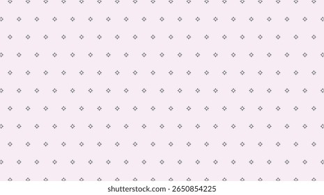 Elegant oriental floral pattern with geometric diamond shapes in a seamless minimalist vector design with abstract line elements for textiles and wallpaper
