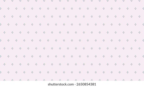 Elegant oriental floral pattern with geometric diamond shapes in a seamless minimalist vector design with abstract line elements for textiles and wallpaper