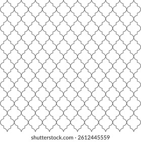Elegant oriental traditional seamless pattern. Perfect for textiles, wallpapers, packaging, or backgrounds. Editable vector for cultural and vintage design themes