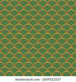 Elegant Oriental Vector Seamless Pattern Digital Paper – Intricate Floral and Geometric Design, Traditional Asian-Inspired Background, Luxury Textile, Wallpaper, Scrapbooking, Fabric Print, Decorative