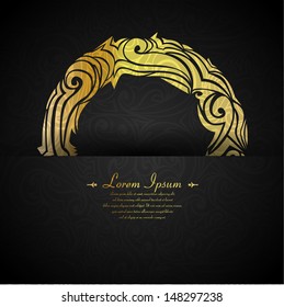 Elegant ornament background with pattern eps10