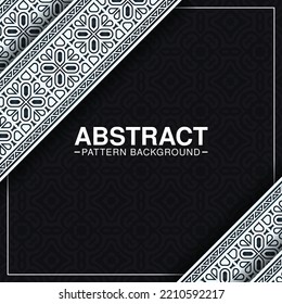 Elegant ornament border pattern background