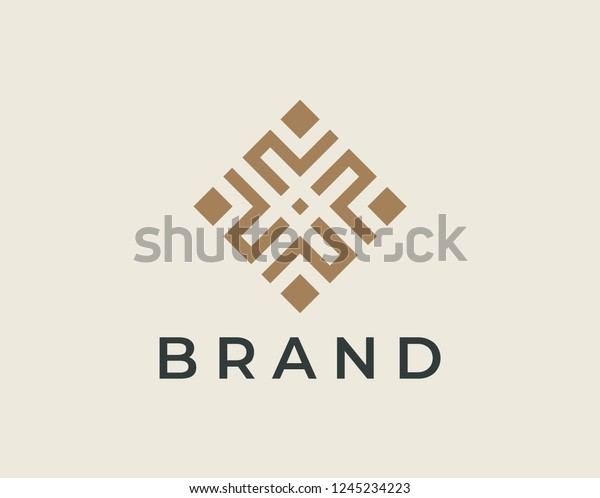 Elegant Ornament Logo Icon Universal Ornament Stock Vector (Royalty ...