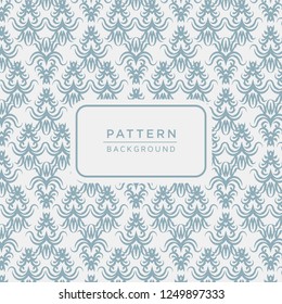 Elegant ornamental baroque style pattern background In Gold Color 