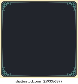 Elegant Ornamental Border Frame with Vintage Design
