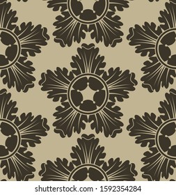 elegant ornamental floral seamless pattern