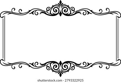 Elegant Ornamental Frame Vector Design
