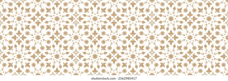 Elegant ornamental Islamic vector design featuring delicate floral and arabesque lines, perfect for Ramadan backgrounds and Arabic-themed ornament textures.