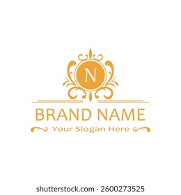 Elegant ornamental logo for business