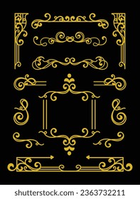 Elegant Ornamental Set Vector Design