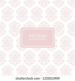 Elegant ornamental wedding pattern background 