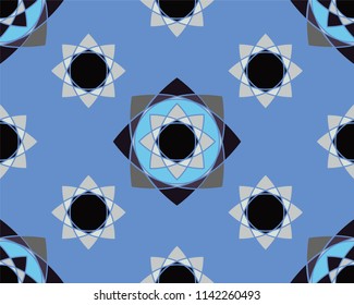 Elegant Ornaments Geometric Mandala. Ancient decorative ornament pattern. Hand-drawn creative template, vector