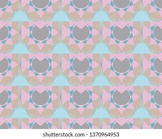 Elegant Ornaments Geometric Mandala. Ancient decorative ornament pattern. Hand-drawn creative template, vector