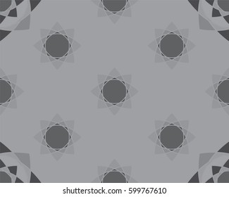 Elegant Ornaments Geometric Mandala. Ancient decorative ornament pattern. Hand-drawn creative template, vector