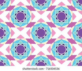 Elegant Ornaments Geometric Mandala. Ancient decorative ornament pattern. Hand-drawn creative template, vector