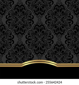 Elegant ornate  Background with border for design. 