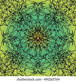 Elegant ornate background. Nice and interesting hand-drawn vector illustration