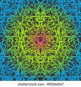 Elegant ornate background. Nice and interesting hand-drawn vector illustration