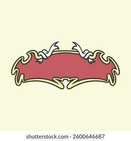 Elegant Ornate Banner with Text Space
