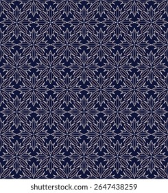 Elegant ornate dark seamless pattern. Vector illustration for print, fabric, cover, packaging, interior decor, blog decoration and other your projects.