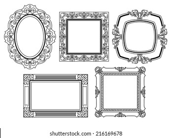 Elegant Ornate frames