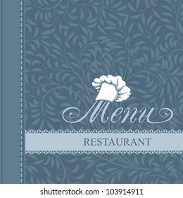 Elegant ornate menu background