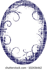 Elegant oval frame