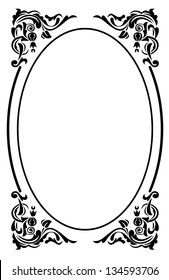 Elegant Oval Frame